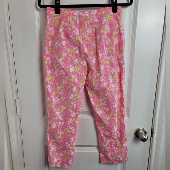 VINTAGE LILLY PULITZER Hippo Print Pants - Picture 7 of 13